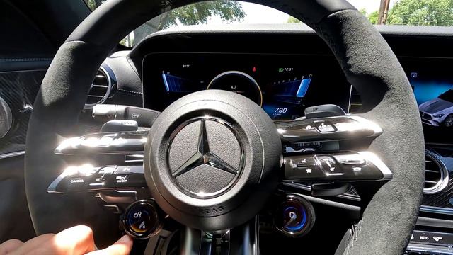 Performance Car From Mercedes AMG 2022 AMG E53 In MANUFAKTUR Diamond White Metallic