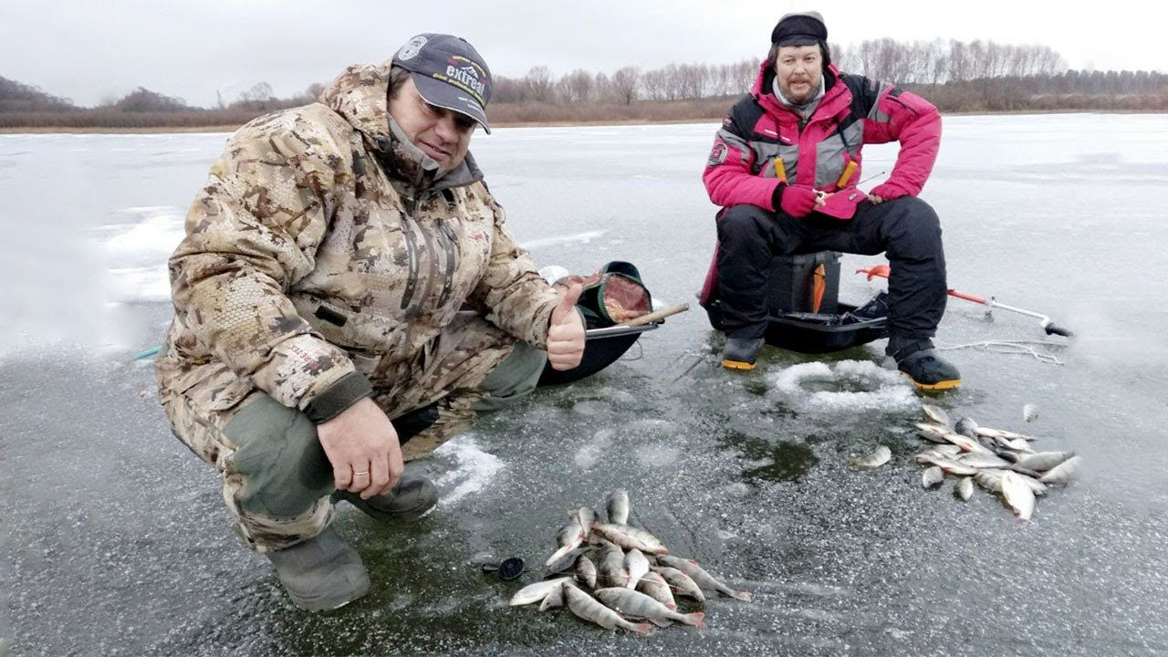 На безнасадку в окском затоне по перволедью. Ловля ОКУНЯ и ПЛОТВЫ в Дуденево смотреть онлайн
