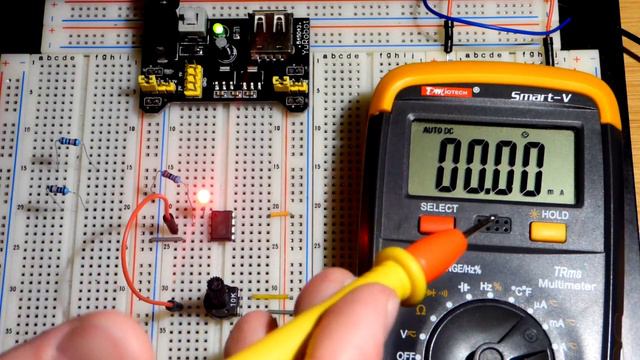 LM358 Dual Op Amp Output Continuous Ground Short Circuit Multimeter Current And Voltage Test