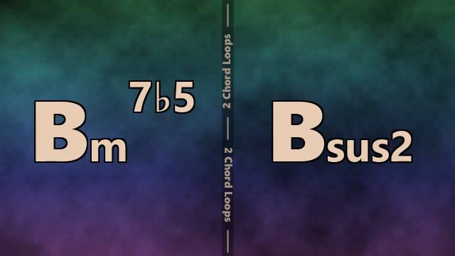 Bm7b5 to Bsus2 Backing Track смотреть онлайн