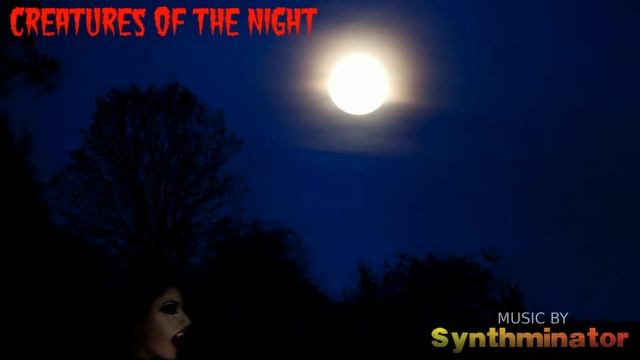 Creatures Of The Night - Horror Synth, Dark Synthwave, Music by Synthminator смотреть онлайн