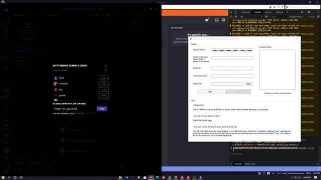 Discord VCExploit/Easy Voice chat troll tutorial смотреть онлайн