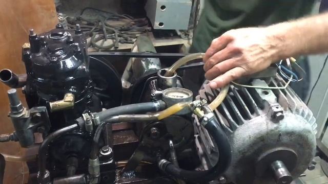 Компрессор своими руками.Тестируем смазку компрессора смотреть онлайн