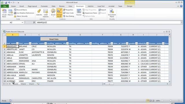 Scroll and Read Data In Rows - Microsoft Excel 2010 VBA Programming for Beginners (1 of 6).camrec смотреть онлайн