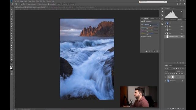 How to use color adjustments in Adobe Photoshop. смотреть онлайн