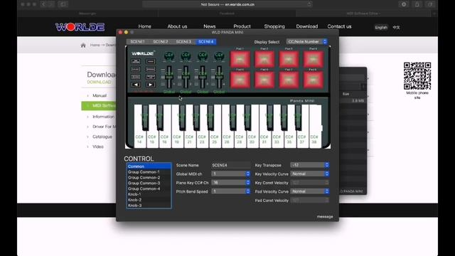 How To SetUp Worlde Panda Mini 25 Key Midi Controller смотреть онлайн
