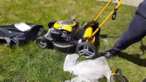 Распаковка – Газонокосилка бензиновая Stiga Combi 53 SQ (2L0536848/ST1)