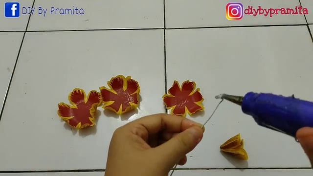 DIY Cara Membuat Bunga Marigold Dari Plastik Kresek | Marigold Flower From Plastic Bag