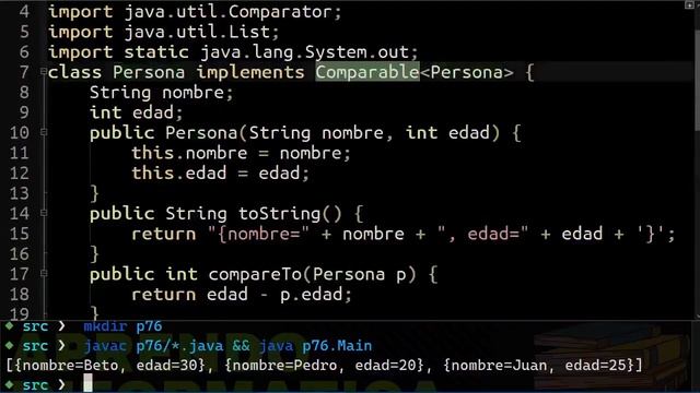Curso de Java: 64 - Comparable/Comparator, Collection sort смотреть онлайн