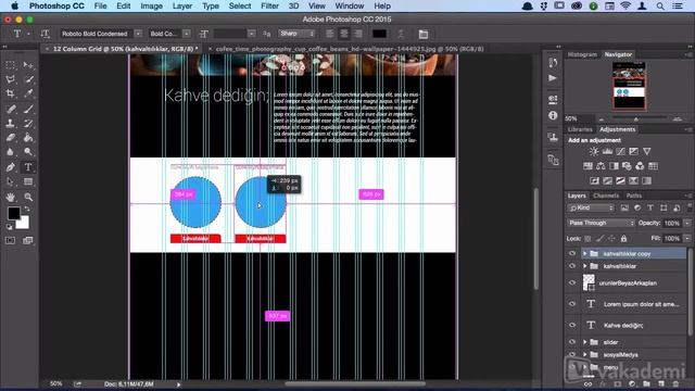 Adobe Photoshop CC 2015 ile Web Sayfası Tasarımı - Tanıtım Videosu смотреть онлайн