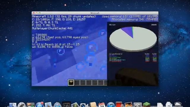 MINECRAFT Macbook Pro 13" 2012 FPS Test смотреть онлайн