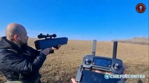Противодронное ружье Гарпия успешно протестировали под Донецком