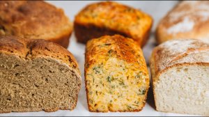 3 Рецепта БЫСТРОГО ДОМАШНЕГО ХЛЕБА -Самый ВКУСНЫЙ и Простой Рецепт хлеба в Духовке! Как испечь хлеб?