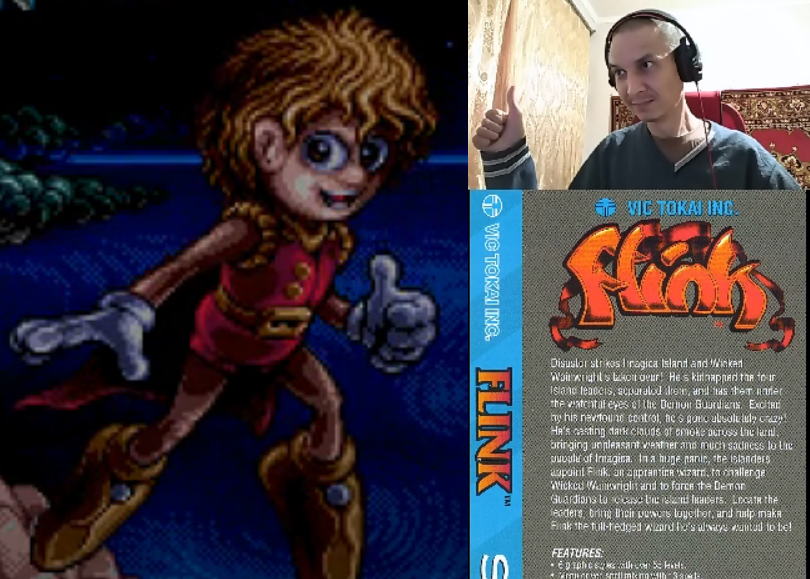Неприятности Флинка / Misadventures of Flink (SEGA) / (Флинк на 16-бит Сега) смотреть онлайн