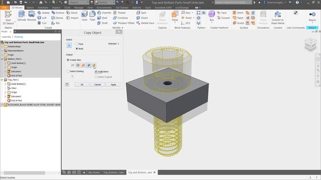 3D Modeling and 3D Printing Threads in Inventor | Autodesk Virtual Academy смотреть онлайн
