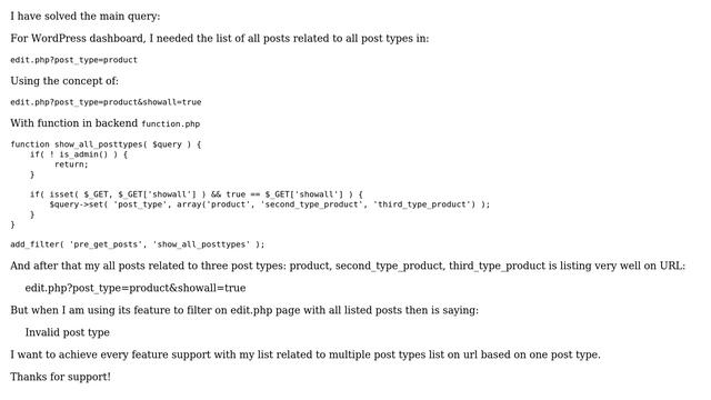 Wordpress: Need functionality with all post list available at edit.php (3 Solutions!!) смотреть онлайн
