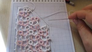 Простое кружево+выкройка(ответы на вопросы)фриволите иглой