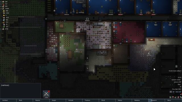 Rimworld (13A) Modded (MISC) ~ S2 E13 ~ Poison ship destroyed! Prison finished! смотреть онлайн