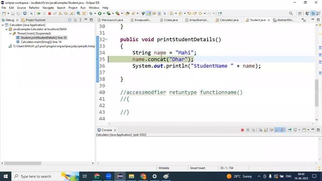 String Class in Java | String immutability | String Builder | String Buffer | Access Modifiers смотреть онлайн