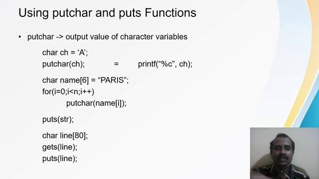 1st Semester : Problem Solving Using C : Character Array & String 2 смотреть онлайн