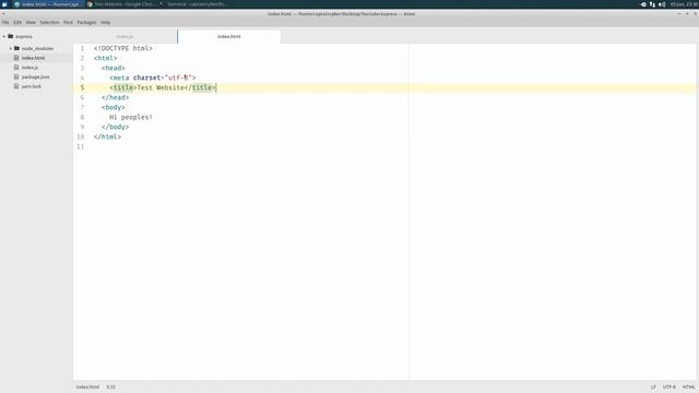 Javascript Libraries: Express And Browserify смотреть онлайн