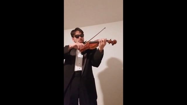 Saint-Saëns "Danse Macabre" Solo Violin Improv смотреть онлайн