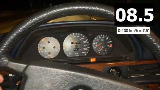 W126 280 SE 0-100km/h & 0-160km/h смотреть онлайн