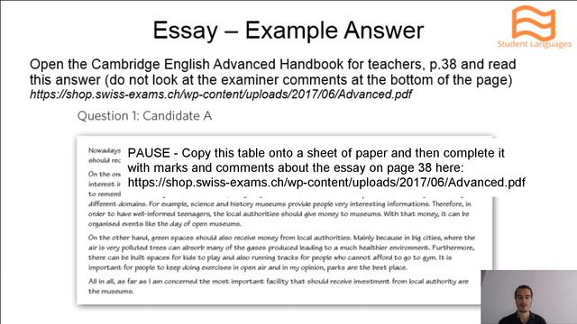 How To Pass C1 Advanced CAE Writing Part 1 Essays смотреть онлайн