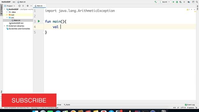 Kotlin Exception Handling Tutorial смотреть онлайн