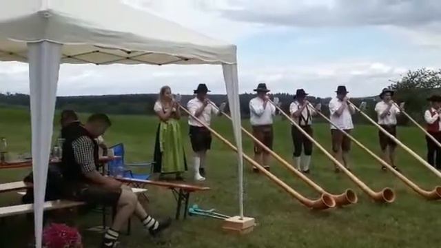 Alphorn Am Dorfrand , Alphornmesse 2019 in Mömlingen смотреть онлайн
