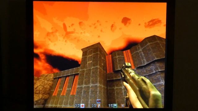 NEC PC9821 V13 AMD K6 450 Mhz Voodoo Banshee Quake 2 II 800x600 gameplay смотреть онлайн
