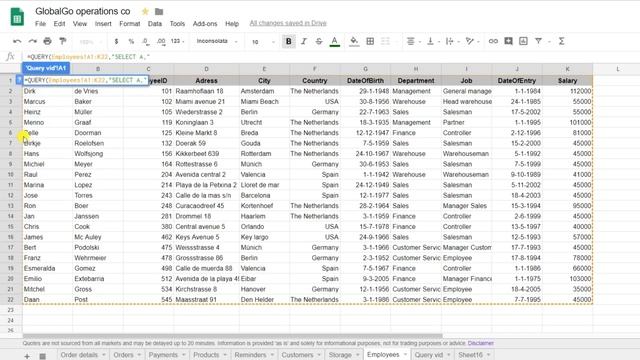 How to use the QUERY formula in Google Sheets (updated version in description) смотреть онлайн