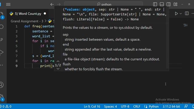 Grand Assignment - 3 | Dictionaries | Python | CCBP 4.0 смотреть онлайн