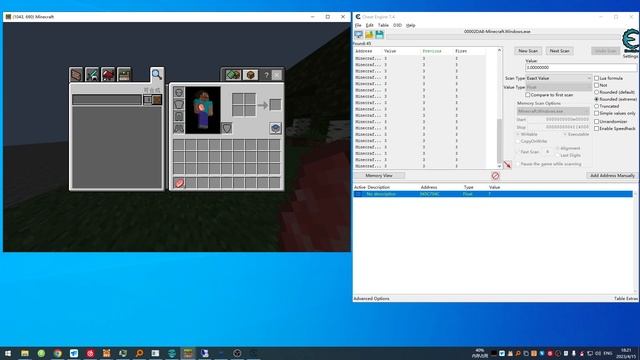 Cheat Engine tutorial for Minecraft:Bedrock Editon #1 : How to make a Reach script смотреть онлайн
