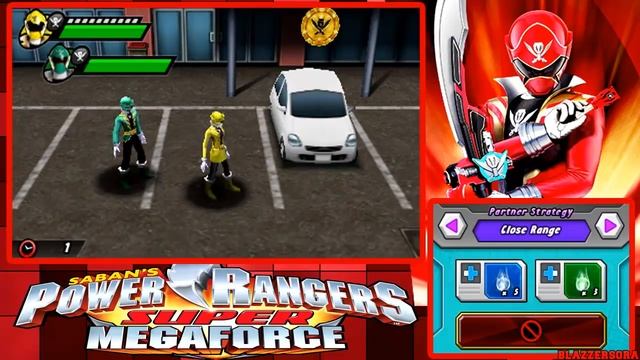 Power Rangers Super Megaforce 3DS - Walkthrough Part 1 Stage 1 [HD] смотреть онлайн