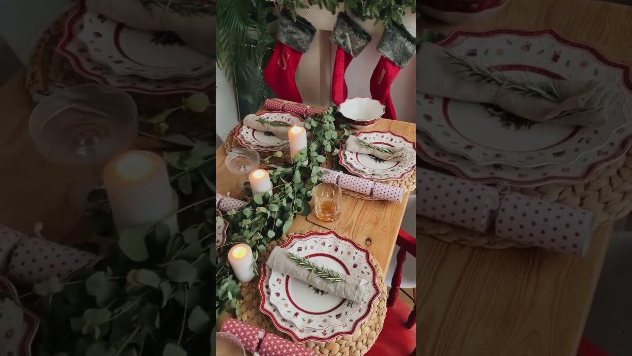 Cервировка стола предметами из коллекции Christmas Edition подарит сказочную атмосферу. #shorts смотреть онлайн