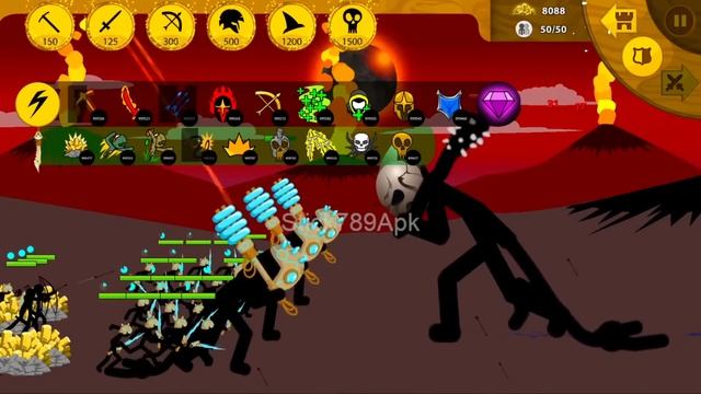 WOW! BIG UPDATE NEW SKINS VOLTAIC ALL UNITS MAX UPGRADE | Stick War Legacy Mod | Stick789Apk