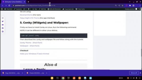 Give your Linux Desktop a Clean and Professional Look