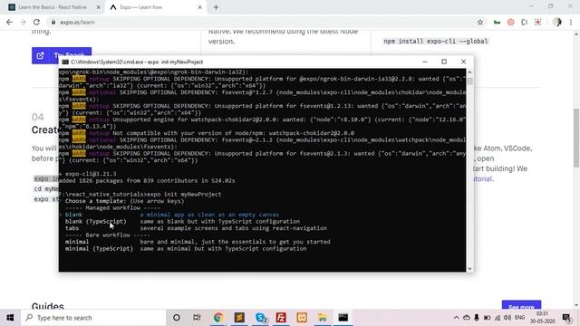 React Native Installation Using Expo смотреть онлайн