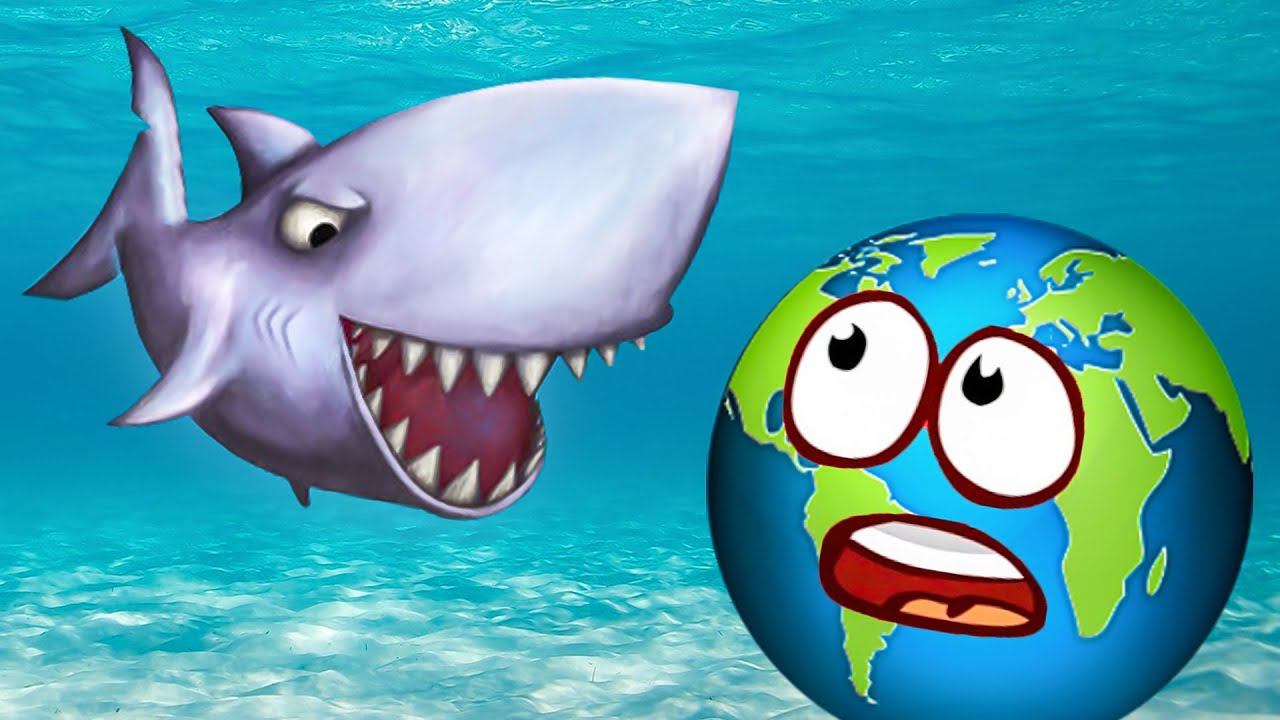 Гигантская АКУЛА съела всех. ИГРА Tasty Planet Forever #5 на Игрули TV смотреть онлайн