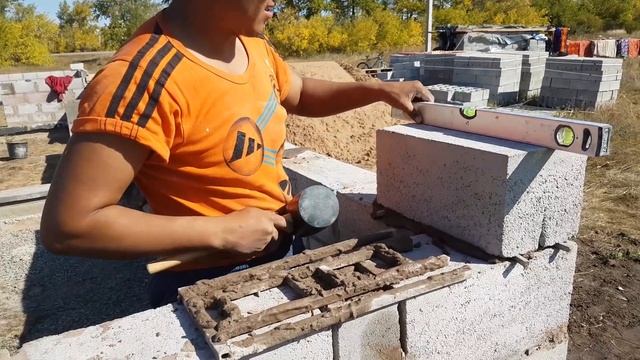 Мои приспособы для кладки блоков смотреть онлайн