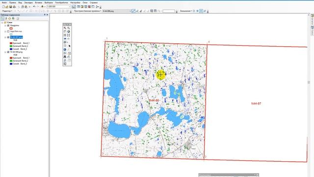 Привязка растровых карт в ArcGIS смотреть онлайн
