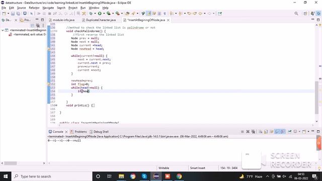 Function to check if a singly linked list is palindrome in java смотреть онлайн