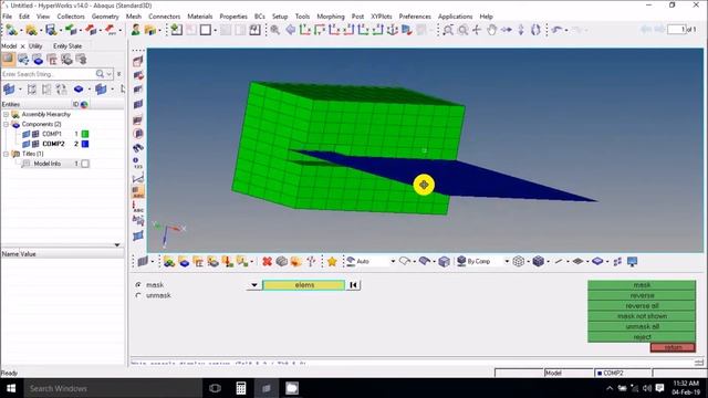 How to connect shell and solid element смотреть онлайн