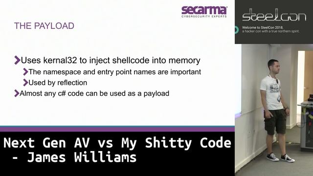 SteelCon 2018 Next Gen AV vs My Shitty Code by James Williams смотреть онлайн