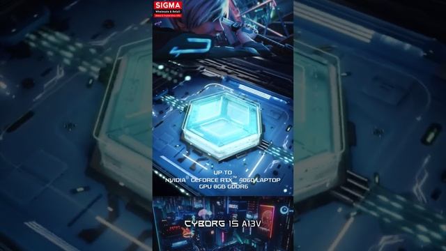 MSI - Cyborg 15 with sci-fi aesthetics, translucent chassis packing, latest specs and cooling syste смотреть онлайн