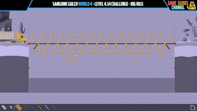 Poly Bridge 2 Level 4-14 Big Rigs Challenge Solution смотреть онлайн