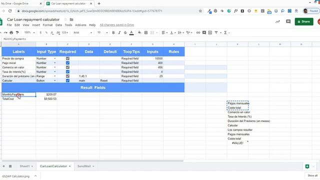 WordPress calculator in any language directly from Google Sheet смотреть онлайн