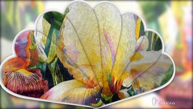 Изящная китайская вышивка шелком по шелку..... смотреть онлайн