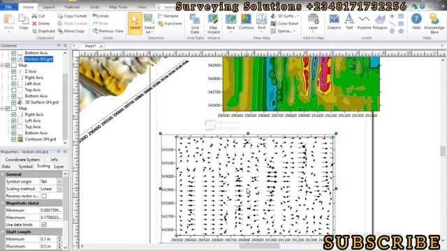How to Make 1-Grid Vector Maps in Surfer + Overlay on 3D Surface смотреть онлайн